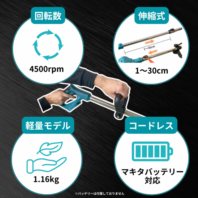 マキタ 互換 充電式 草刈機 草刈り機 芝刈り機 電動 コードレス グラストリマー 角度調整 替え刃付き Makita 18V 14.4V バッテリー  (KSK01-BL)の通販はau PAY マーケット - ワウマとくねっと | au PAY マーケット－通販サイト